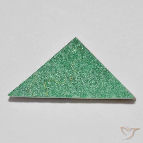 Variscito Druso Samambaia Verde Profundo Natural 14.47ct, Trilhão, Opaco