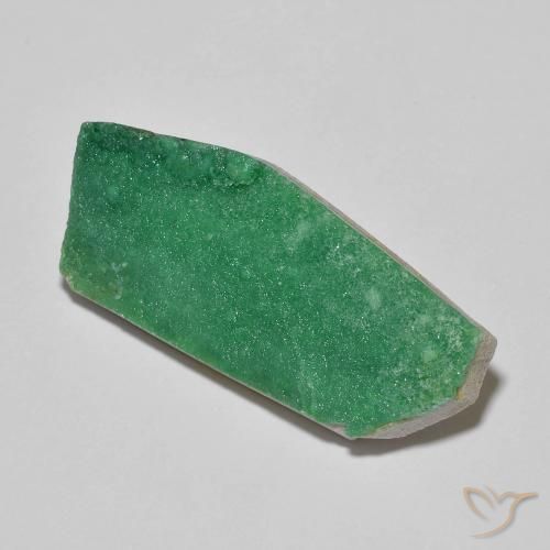 Variscito Druso trevo verde Natural 16.00ct, Chique, Opaco