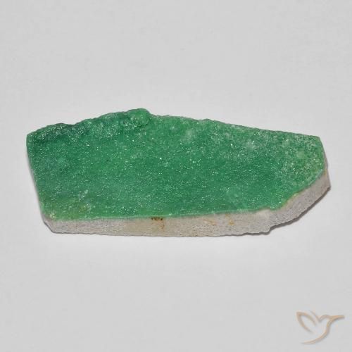 Variscito Druso trevo verde Natural 16.00ct, Chique, Opaco