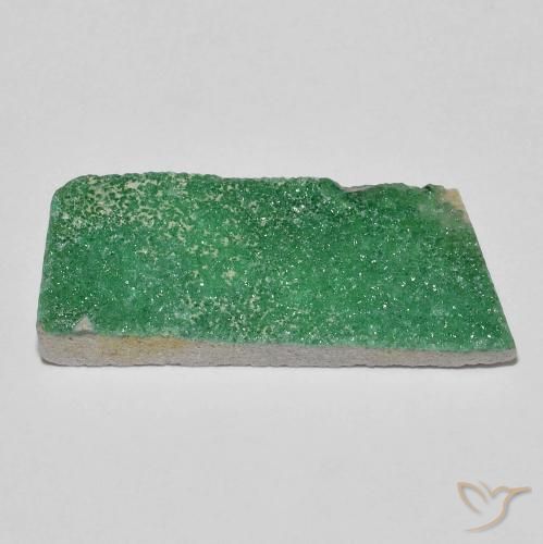 Variscito Druso Verde médio Natural 12.76ct, Chique, Opaco