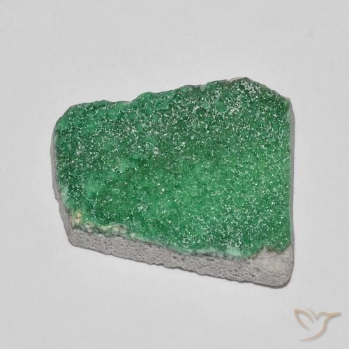 Variscito Druso Verde médio Natural 11.83ct, Chique, Opaco