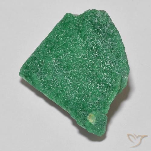 Variscito Druso Manjericão Verde Claro Natural 17.25ct, Chique, Opaco