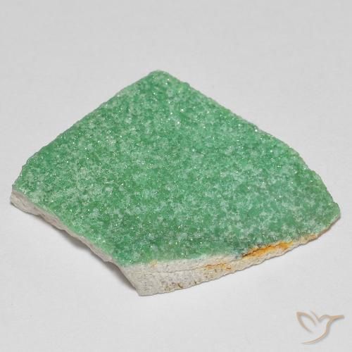 Variscito Druso Samambaia verde Natural 12.22ct, Chique, Opaco