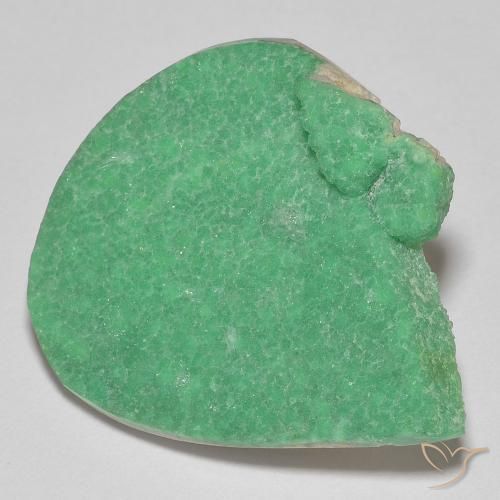Variscito Druso Verde Trevo Claro Natural 17.18ct, Formato de pêra, Opaco