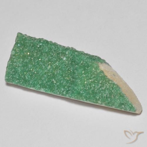 Variscito Druso verde quente Natural 10.89ct, Chique, Opaco