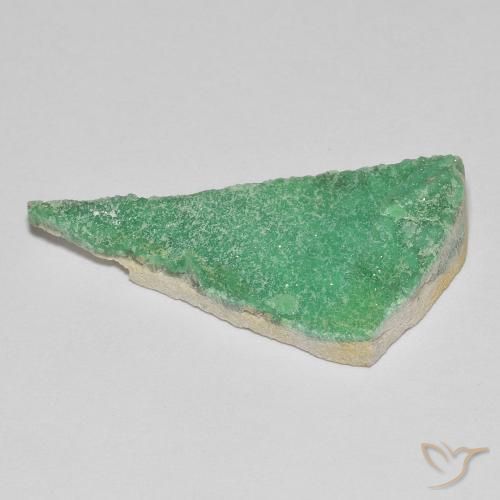 Variscito Druso verde quente Natural 11.80ct, Chique, Opaco