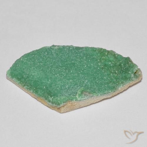 Variscito Druso Verde médio Natural 6.44ct, Chique, Opaco