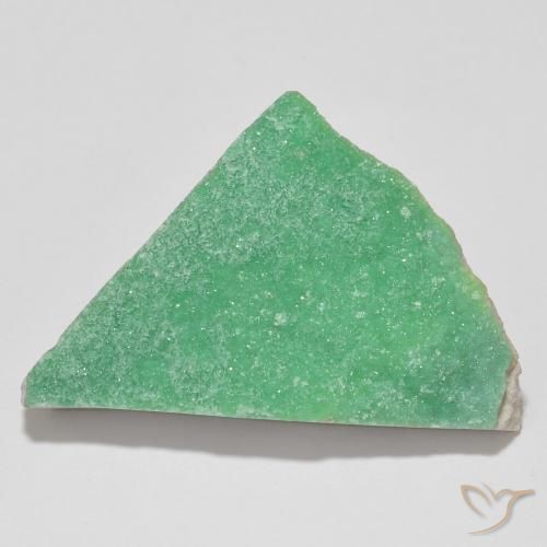21.37ct Natural Verde médio Variscito Druso, Chique, Opaco