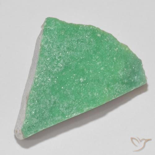 Variscito Druso Verde médio Natural 21.37ct, Chique, Opaco
