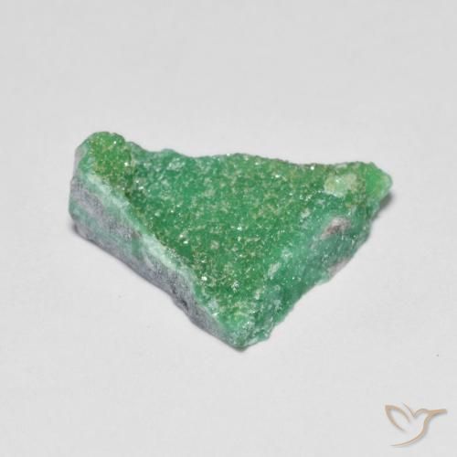 Variscito Druso Verde médio Natural 3.20ct, Chique, Opaco