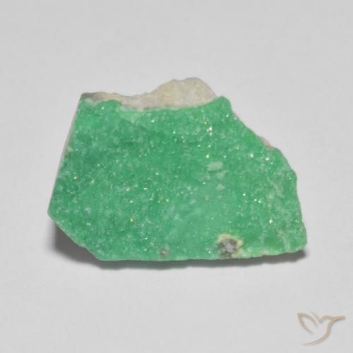 Variscito Druso Verde amarelado Natural 5.60ct, Chique, Opaco