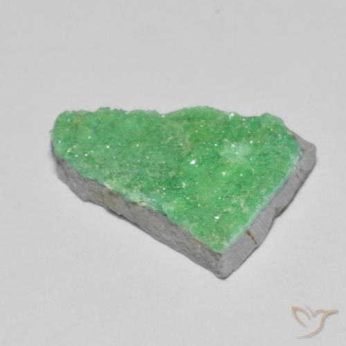 Variscito Druso trevo verde Natural 4.05ct, Chique, Opaco