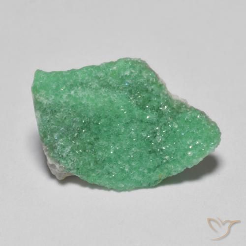Variscito Druso Samambaia verde Natural 2.42ct, Forma extravagante, Opaco