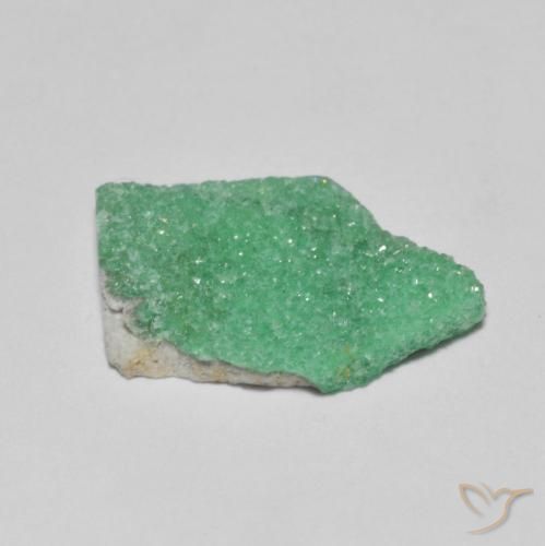 Variscito Druso Samambaia verde Natural 2.42ct, Forma extravagante, Opaco
