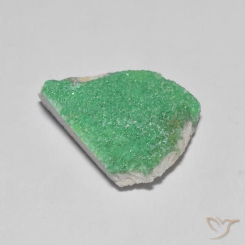 Variscito Druso Verde médio Natural 5.57ct, Chique, Opaco