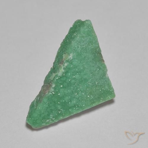 Variscito Druso Luz verde Natural 2.61ct, Trilhão, Opaco