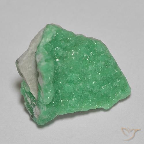 3.27ct Natural Manjericão Verde Claro Variscito Druso, Chique, Opaco