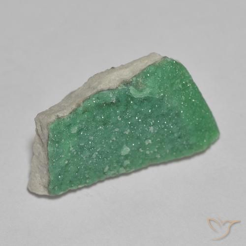 Variscito Druso Verde médio Natural 3.73ct, Chique, Opaco