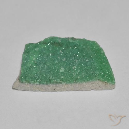 Variscito Druso Verde médio Natural 3.73ct, Chique, Opaco