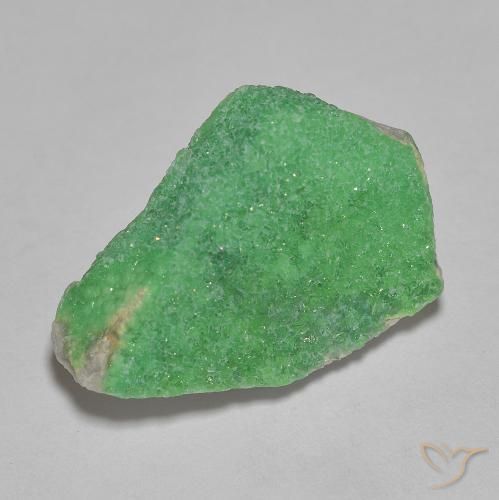 Variscito Druso Verde médio Natural 5.57ct, Chique, Opaco