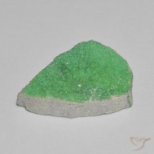 Variscito Druso Verde médio Natural 5.57ct, Chique, Opaco