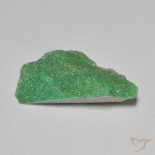 Variscito Druso Verde médio Natural 4.43ct, Chique, Opaco