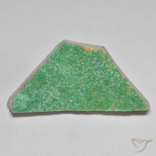 Variscito Druso Verde médio Natural 17.22ct, Chique, Opaco