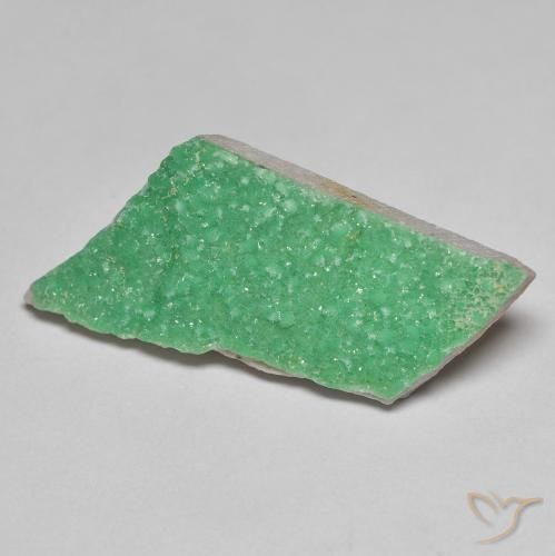 Variscito Druso trevo verde Natural 12.49ct, Chique, Opaco