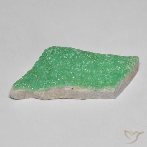 Variscito Druso trevo verde Natural 12.49ct, Chique, Opaco