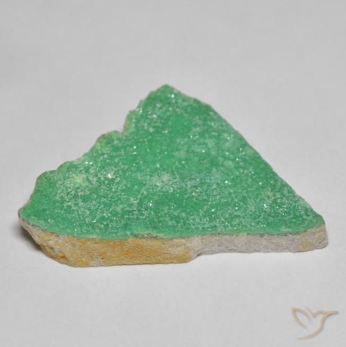 Variscito Druso Verde médio Natural 11.23ct, Chique, Opaco