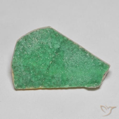 Variscito Druso Verde médio Natural 9.16ct, Chique, Opaco