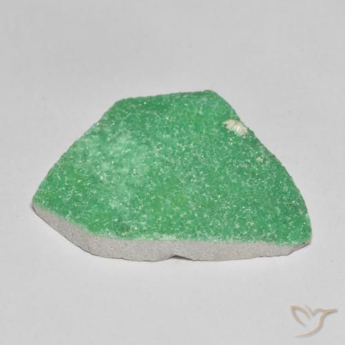 Variscito Druso Menta verde Natural 13.77ct, Chique, Opaco