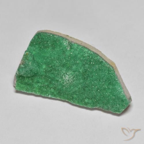 11.70ct Natural Menta verde Variscito Druso, Chique, Opaco