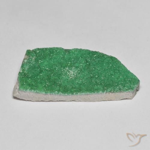 Variscito Druso Menta verde Natural 11.70ct, Chique, Opaco
