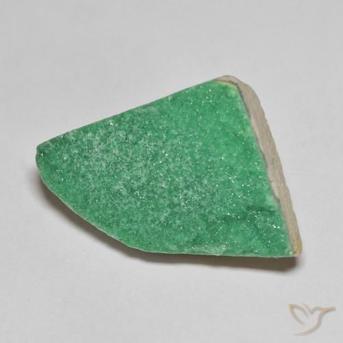 Variscito Druso Verde médio Natural 9.22ct, Chique, Opaco