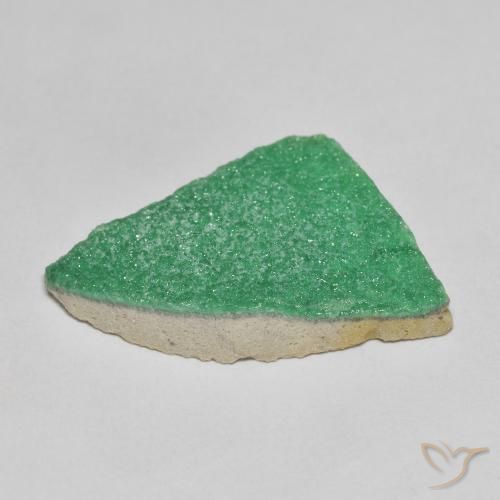 Variscito Druso Verde médio Natural 9.22ct, Chique, Opaco