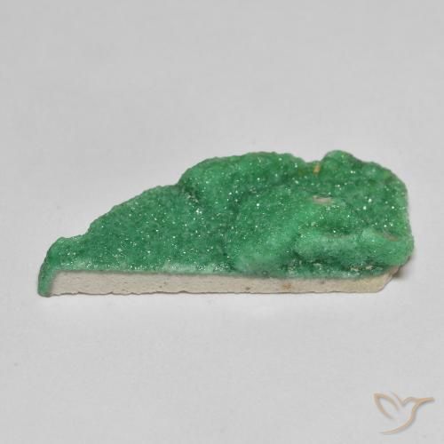 Variscito Druso Samambaia Verde Profundo Natural 8.95ct, Chique, Opaco
