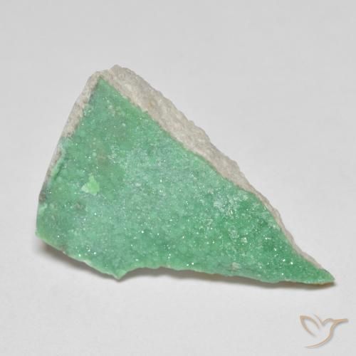 Variscito Druso Verde médio Natural 9.85ct, Chique, Opaco