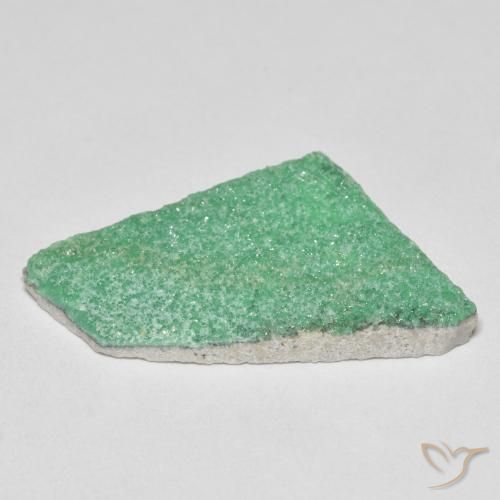 Variscito Druso Verde médio Natural 8.04ct, Chique, Opaco