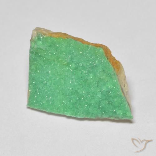 Variscito Druso Verde médio Natural 5.72ct, Chique, Opaco