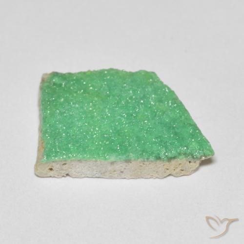 Variscito Druso Verde médio Natural 5.72ct, Chique, Opaco