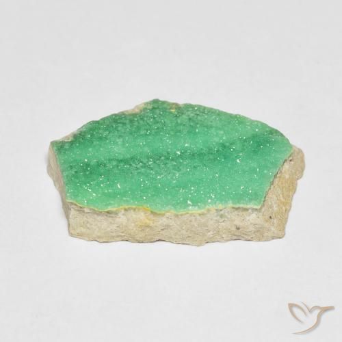 Variscito Druso Menta verde Natural 7.10ct, Chique, Opaco