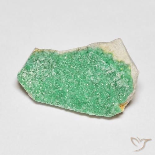 Variscito Druso trevo verde Natural 6.19ct, Chique, Opaco