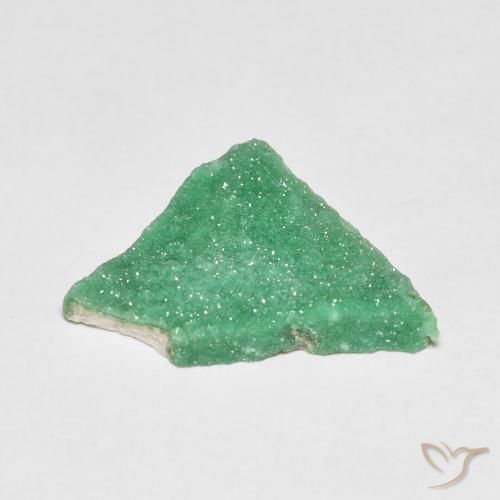 Variscito Druso Manjericão Verde Claro Natural 3.67ct, Forma extravagante, Opaco