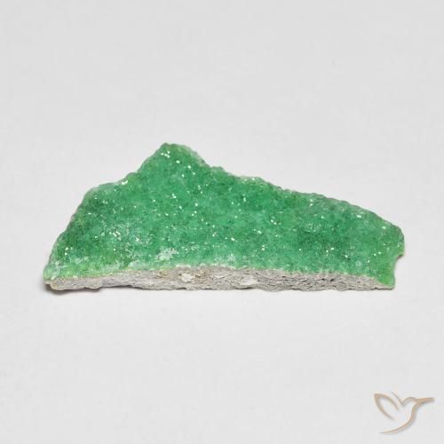 Variscito Druso Verde amarelado Natural 5.40ct, Chique, Opaco