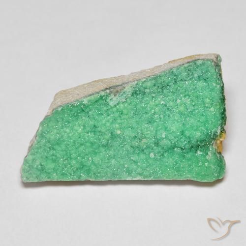 7.28ct Natural Manjericão Verde Claro Variscito Druso, Chique, Opaco