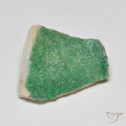 Variscito Druso Verde médio Natural 6.88ct, Chique, Opaco