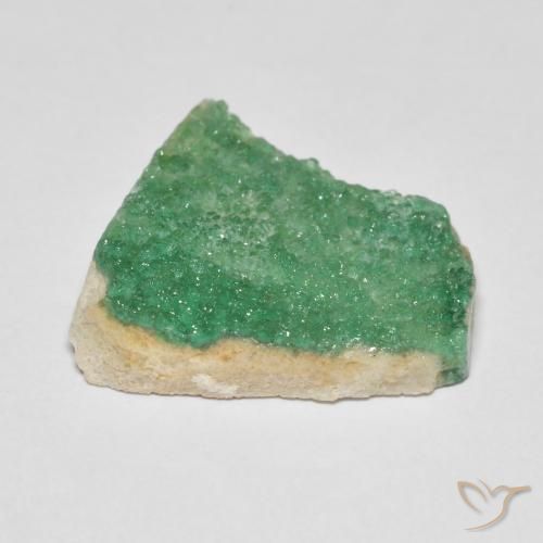 Variscito Druso Verde médio Natural 6.88ct, Chique, Opaco