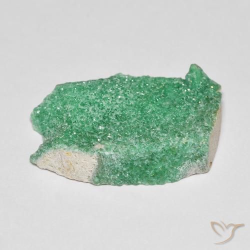 Variscito Druso trevo verde Natural 8.15ct, Chique, Opaco