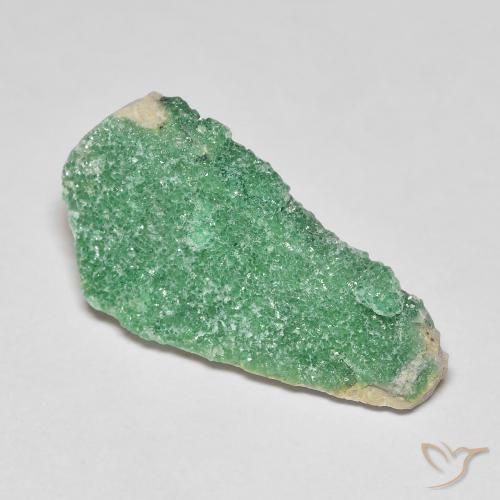 Variscito Druso Verde amarelado Natural 6.96ct, Chique, Opaco